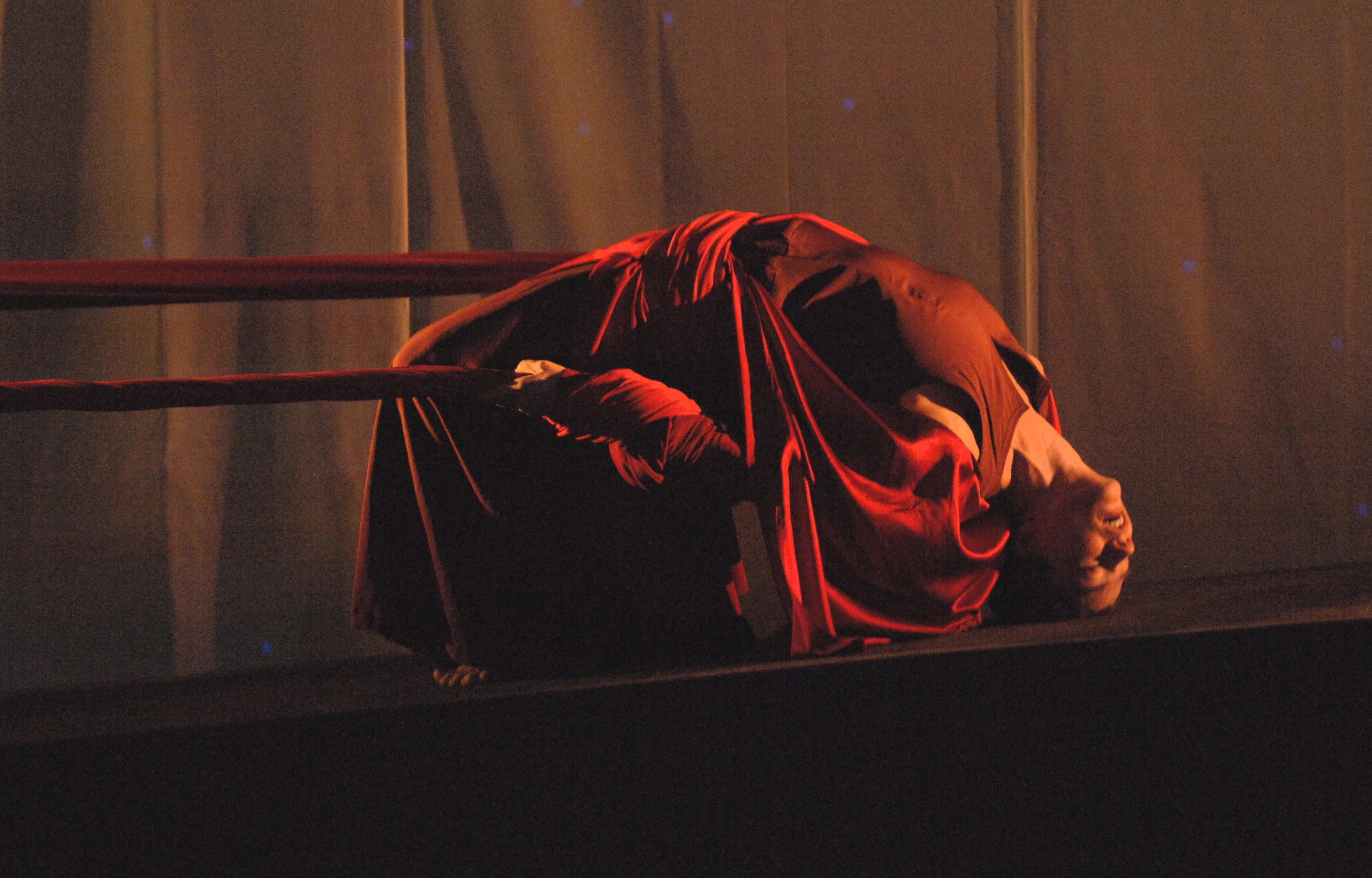 FIRE THROWS Paula McGonagle. Photo by Richard Finkelstein.
