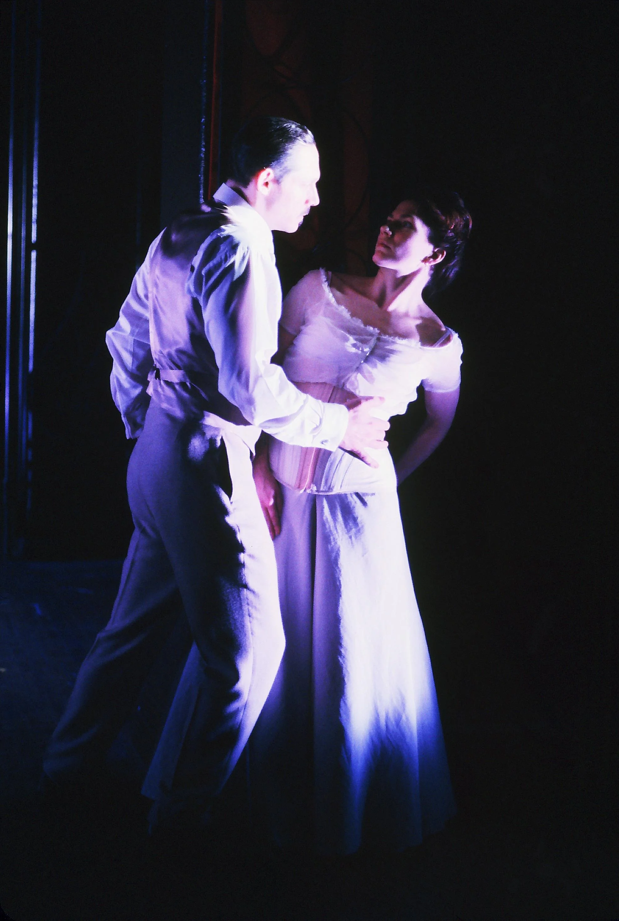 INNOCENTS Christopher Oden and Paula McGonagle. Photo by Rachel Dickstein.