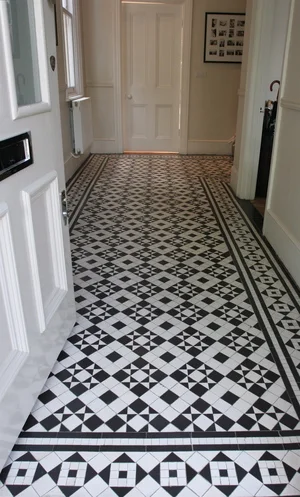 Mosaic Hallway In St Peter S Road Twickenham Tw1 Mosaics By Post