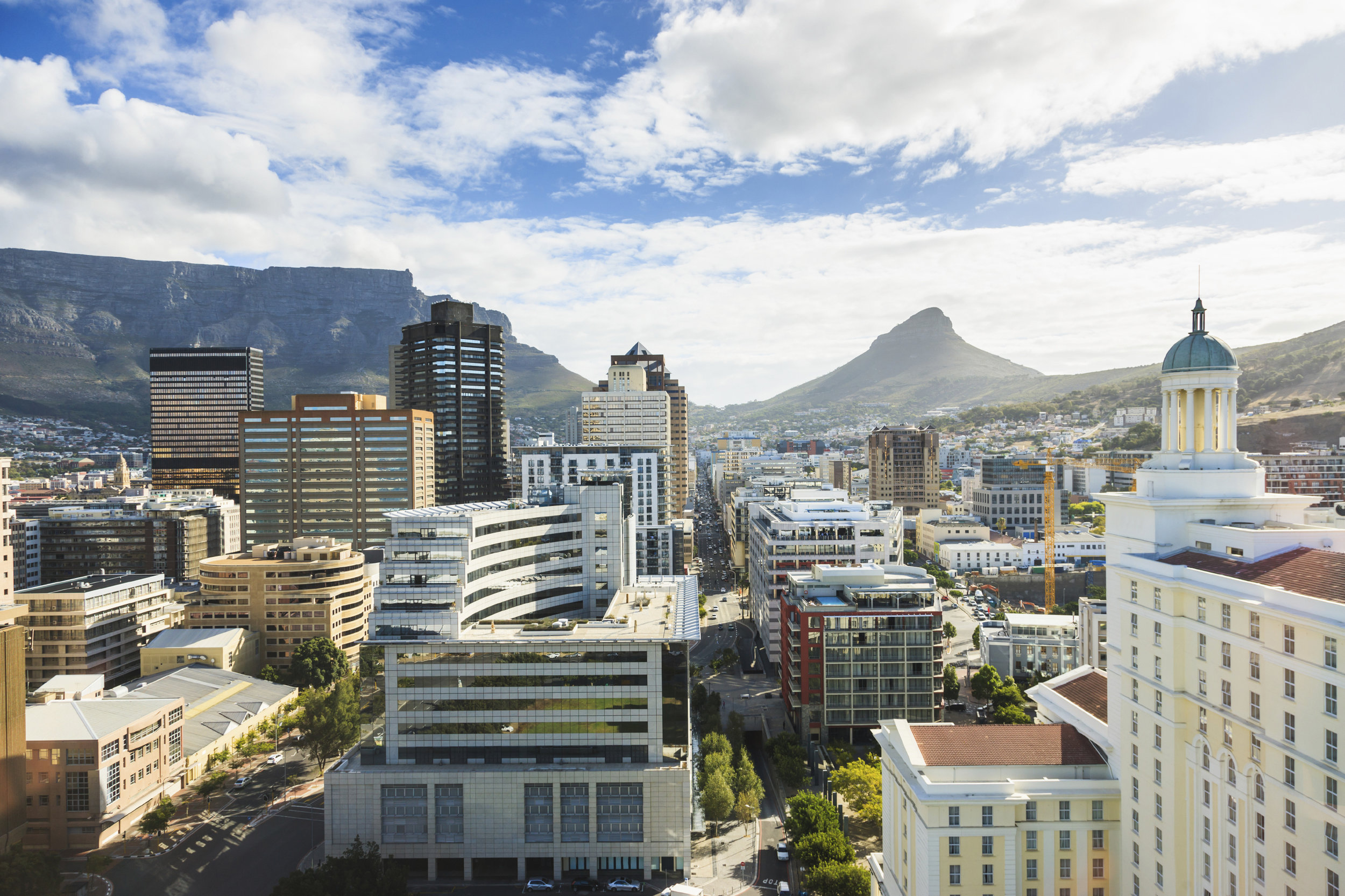Downtown Cape Town, South Africa business district. © Mlenny Photography