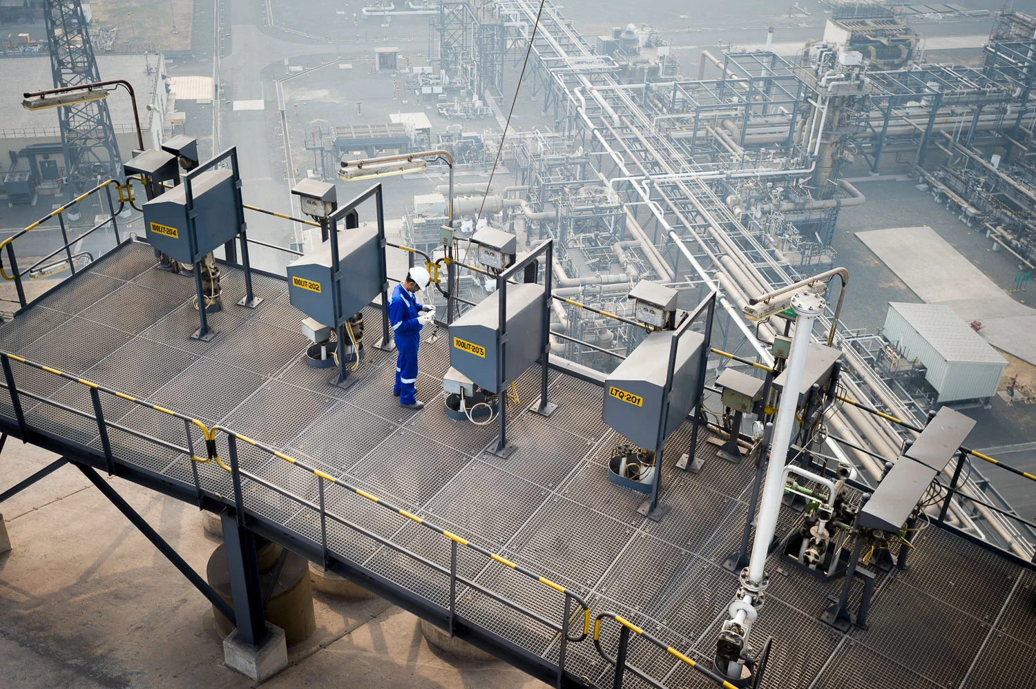Industriele-fotografie Shell laboratorium India