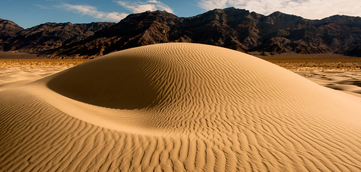 Eureka Dunes, Death Valley, USA Gemaakt tijdens een 10 daagse reis door Death Valley.