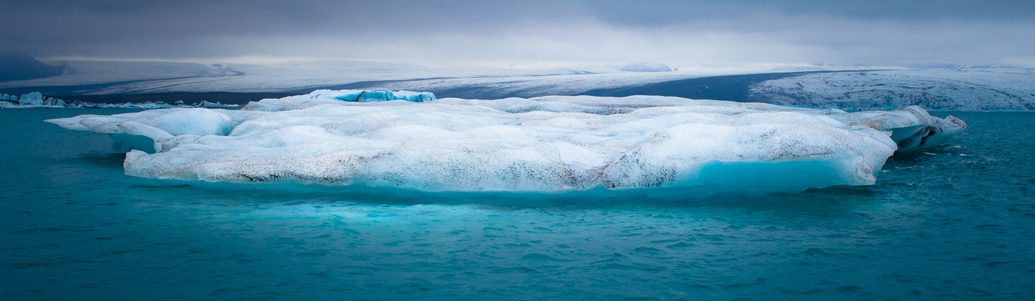 Jökulsárlón. Gletcher meer in IJsland.