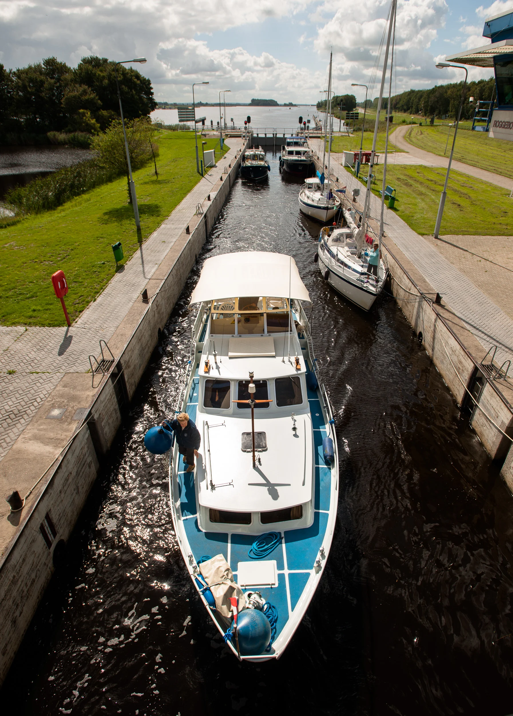 Jacht in sluis