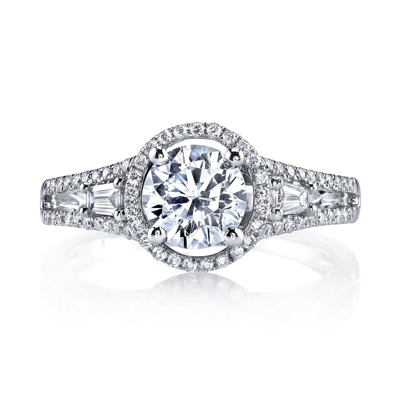 18K Yellow Gold Tapered Baguette Three Stone Diamond Ring | Wedding rings  vintage, Beautiful engagement rings, Future engagement rings