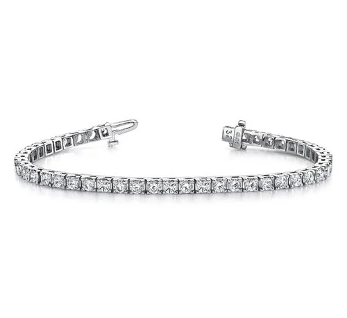 4-PRONG DIAMOND TENNIS BRACELET