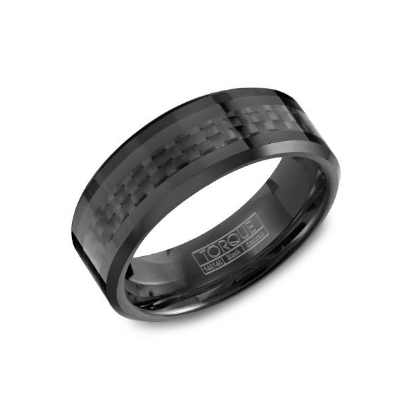 Glastonbury Jewelers - CT's Top-rated Jewelry Store for Diamond Engagement  Rings, Earrings, and Gemstone Jewelry | Men's Wedding Bands | Torque, High  Polish Black Ceramic Band with Black Carbon Fiber Inlay
