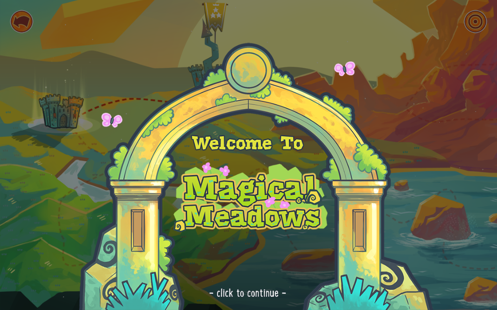 Gate for Magical Meadows in The Counting Kingdom - math game for kids