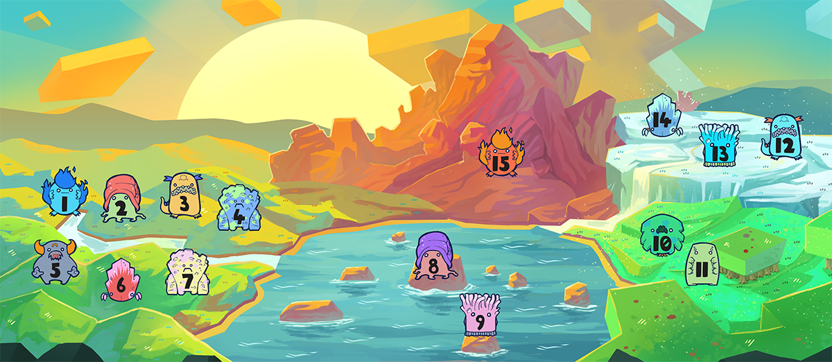 Monster order in The Counting Kingdom