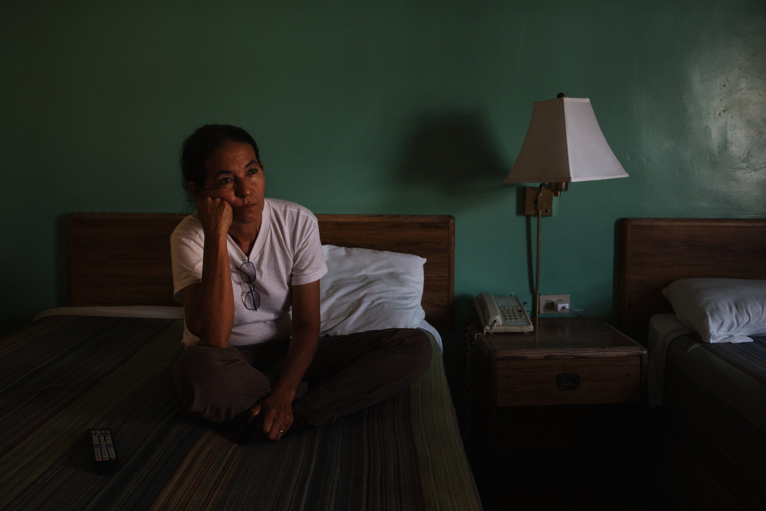  Waiting for Answers: Liliam Morales patiently awaits to provide samples for her DNA test in her hotel room in Nogales, Sonora, Mexico on November 21, 2016, hoping to uncover vital information about her identity and reconnect with missing daughter. 