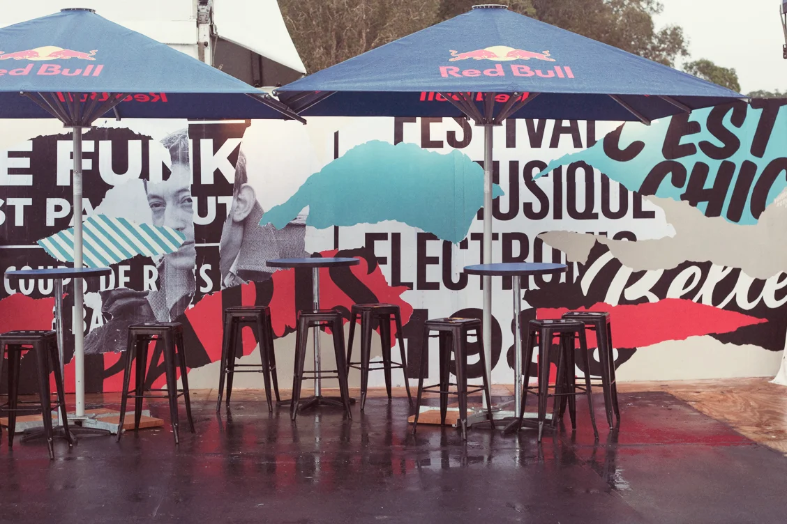 Redbull Music Academy mural, Splendour in the grass, Byron Bay 2015