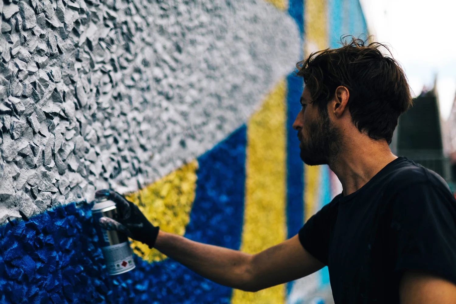 'Going Nowhere But Here' Mural. 70meters, Aerosol & Acrylic. Adelaide 2015