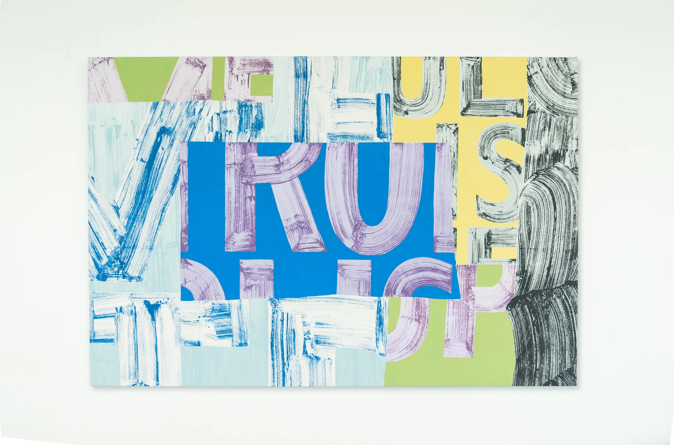 Metropolis Group show, Adelaide Airport 2018 Untitled , 2019, Acrylic on canvas, 2500x1650