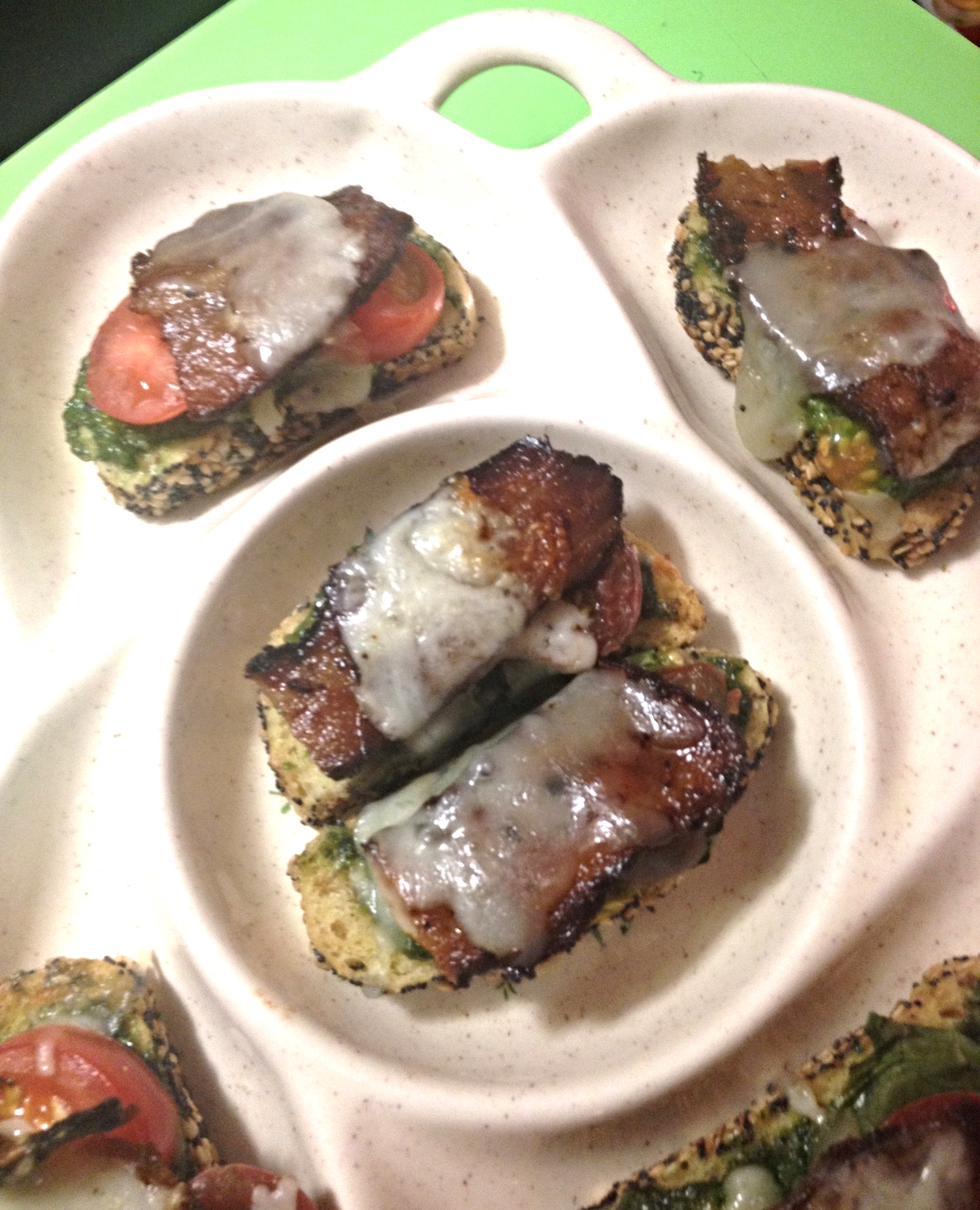 These BLTs are great finger food for potlucks, games, and picnics! Super easy and very yummy!! 