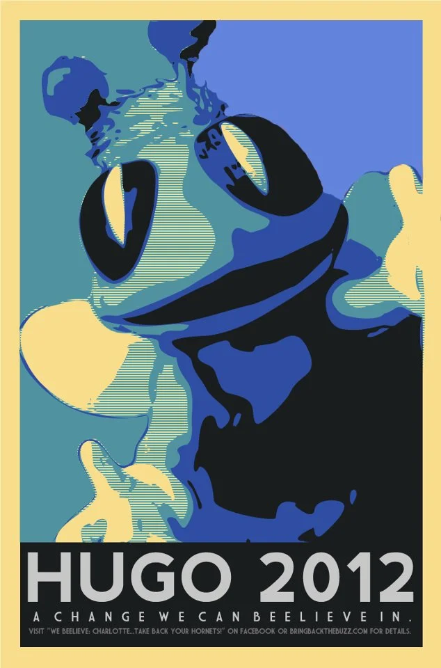 The Original 'Hugo 2012' poster, designed by myself and Greg Jones ( www.fiftyfourforty.com ).