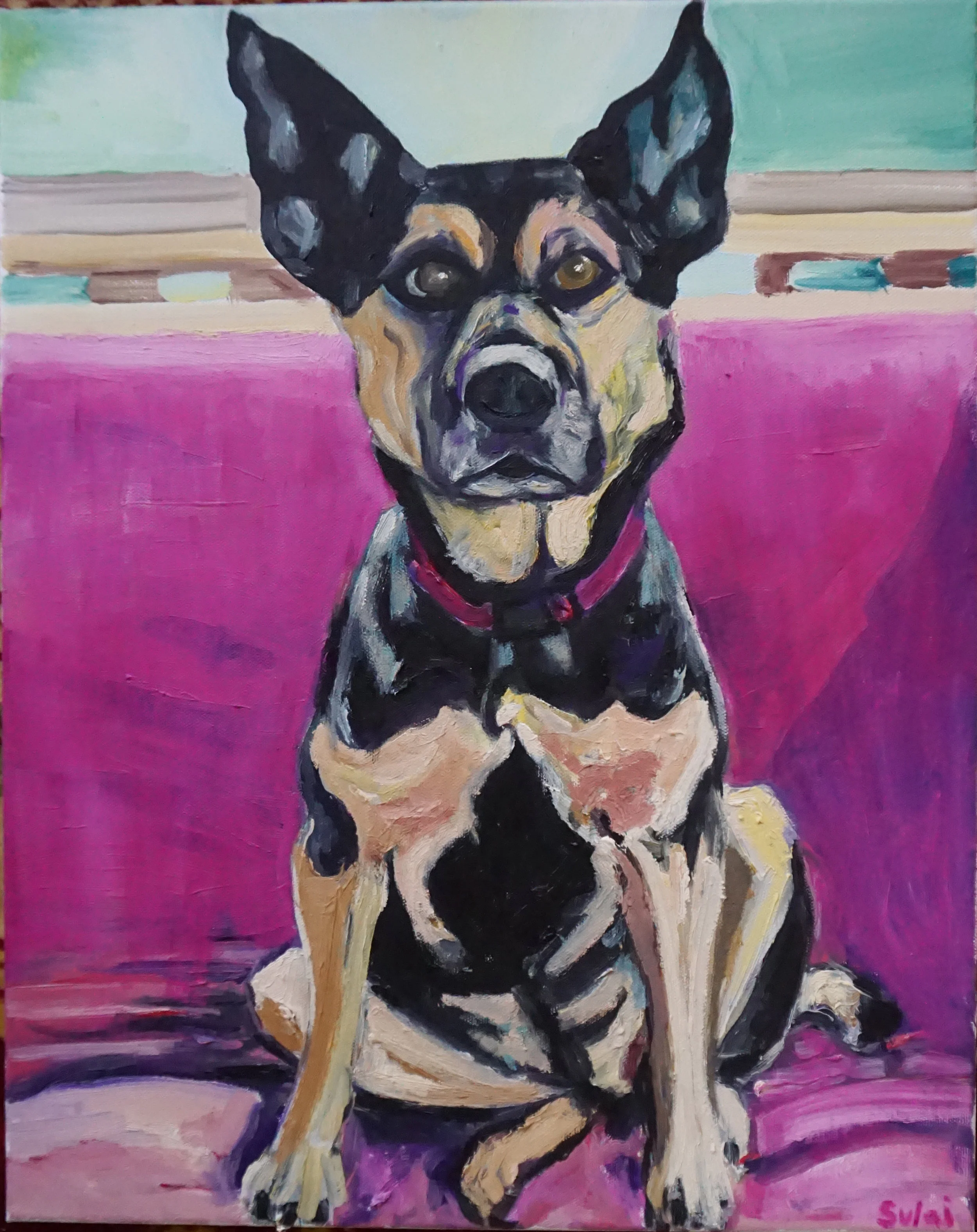 Elvira, 2018, oil on canvas, 24"x30"