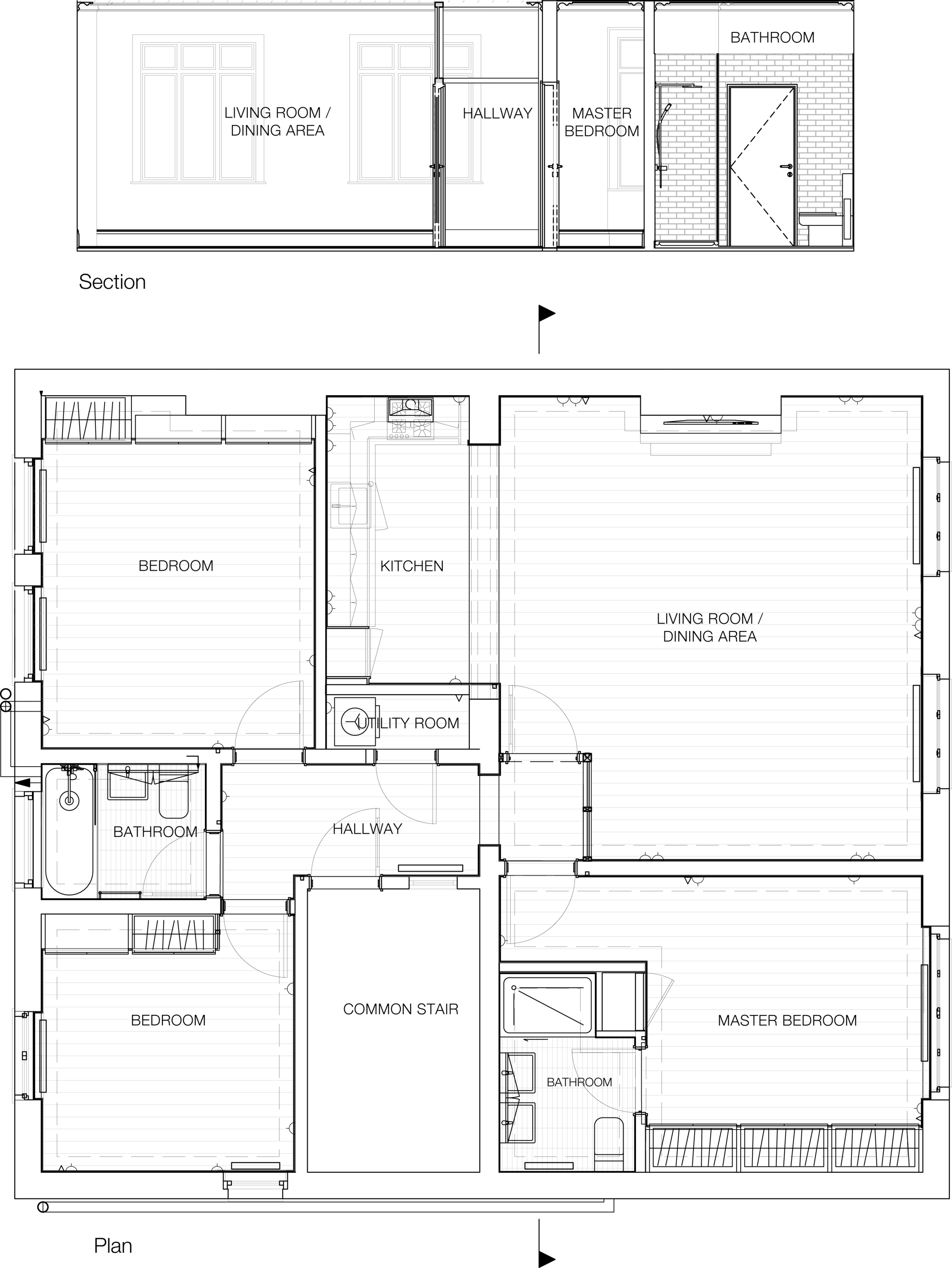 Aberdare Gardens_Plan and Section.png