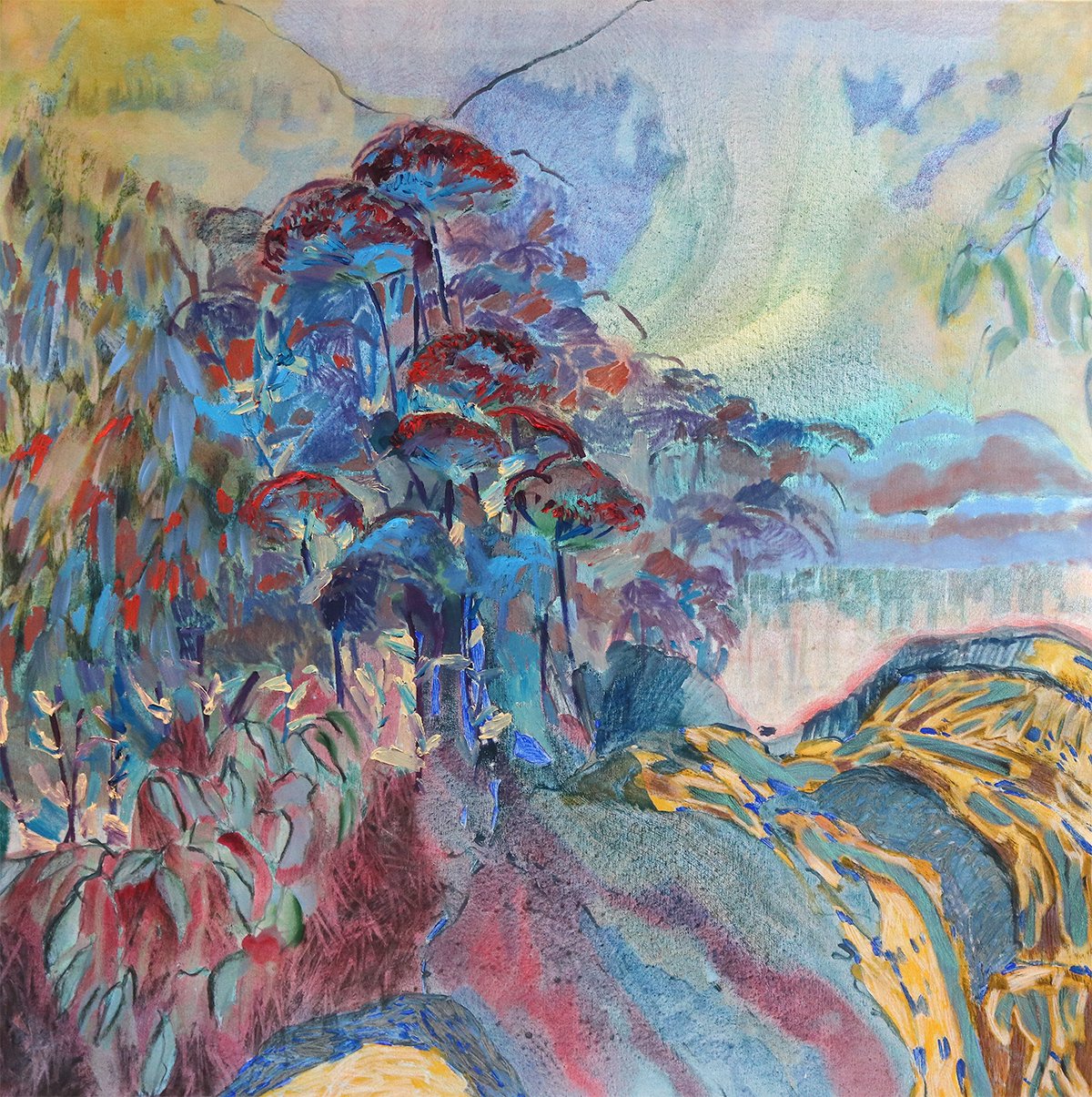  At The Rivers Edge, 1230mm x 1230mm x 55mm,  Curatorial and Co,                  