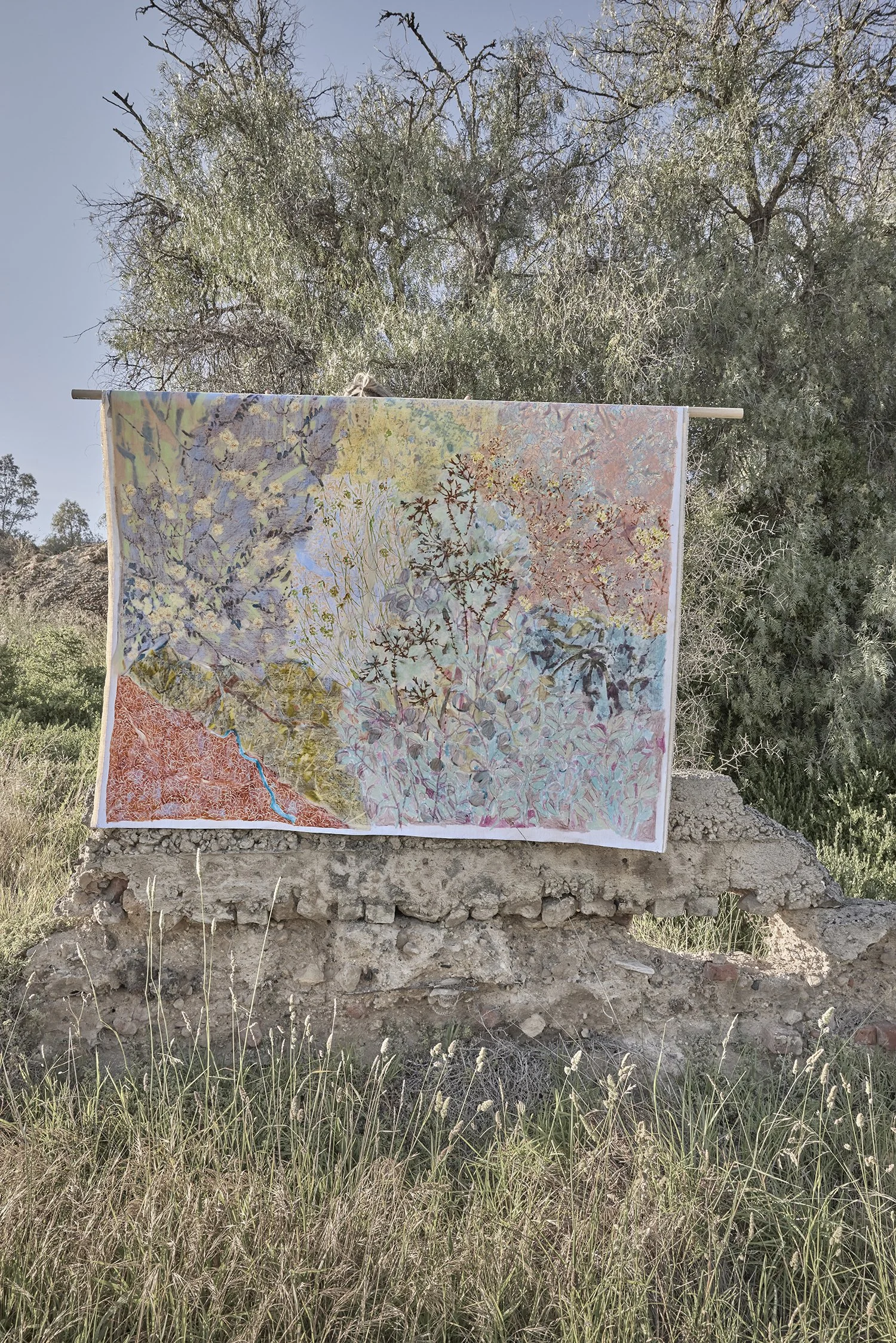  The Last Of Autumn And Everlastings, 195cm x 140cm | SOLD 