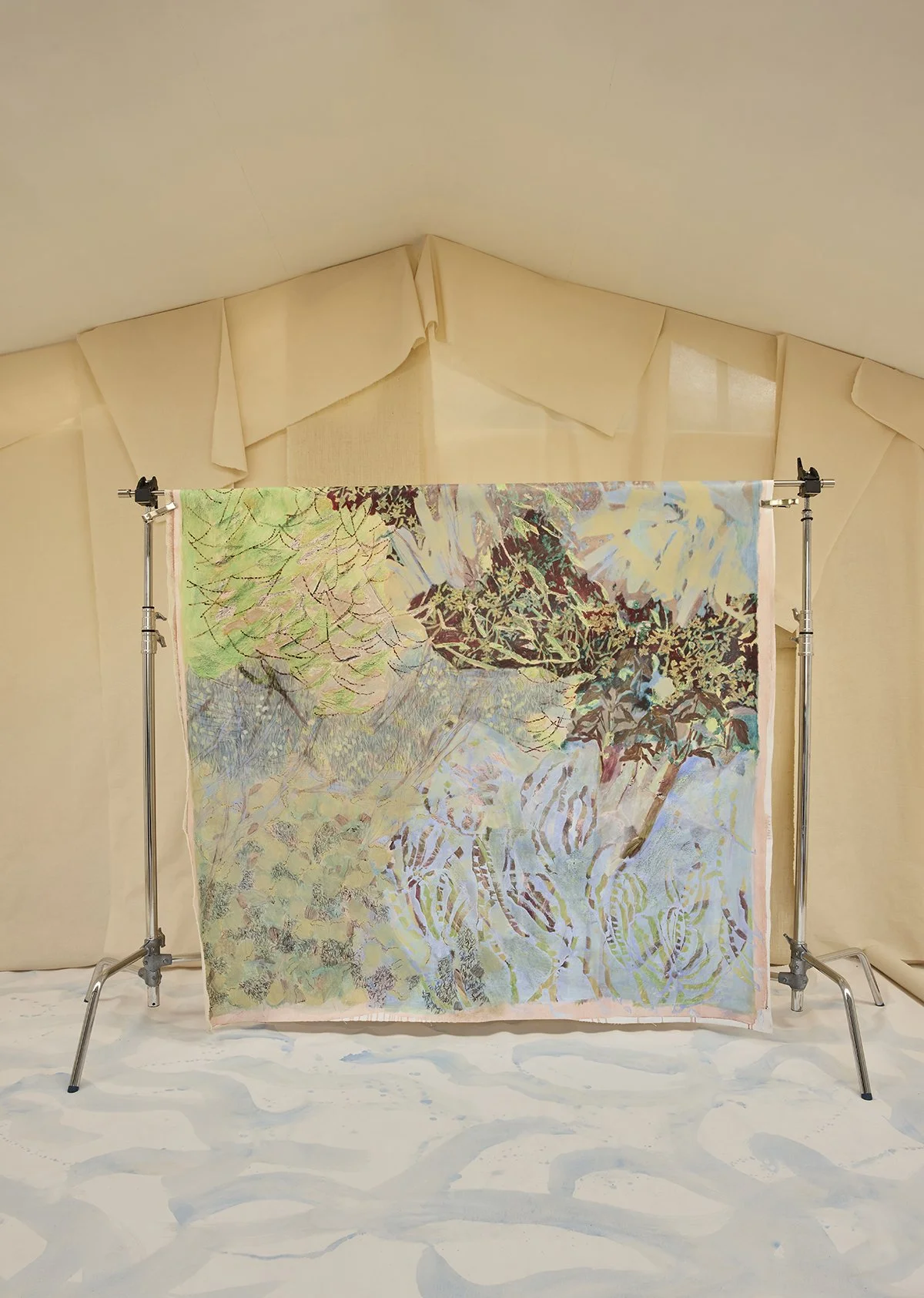  Living Wild Below The Surface, 63” x 59” | SOLD 
