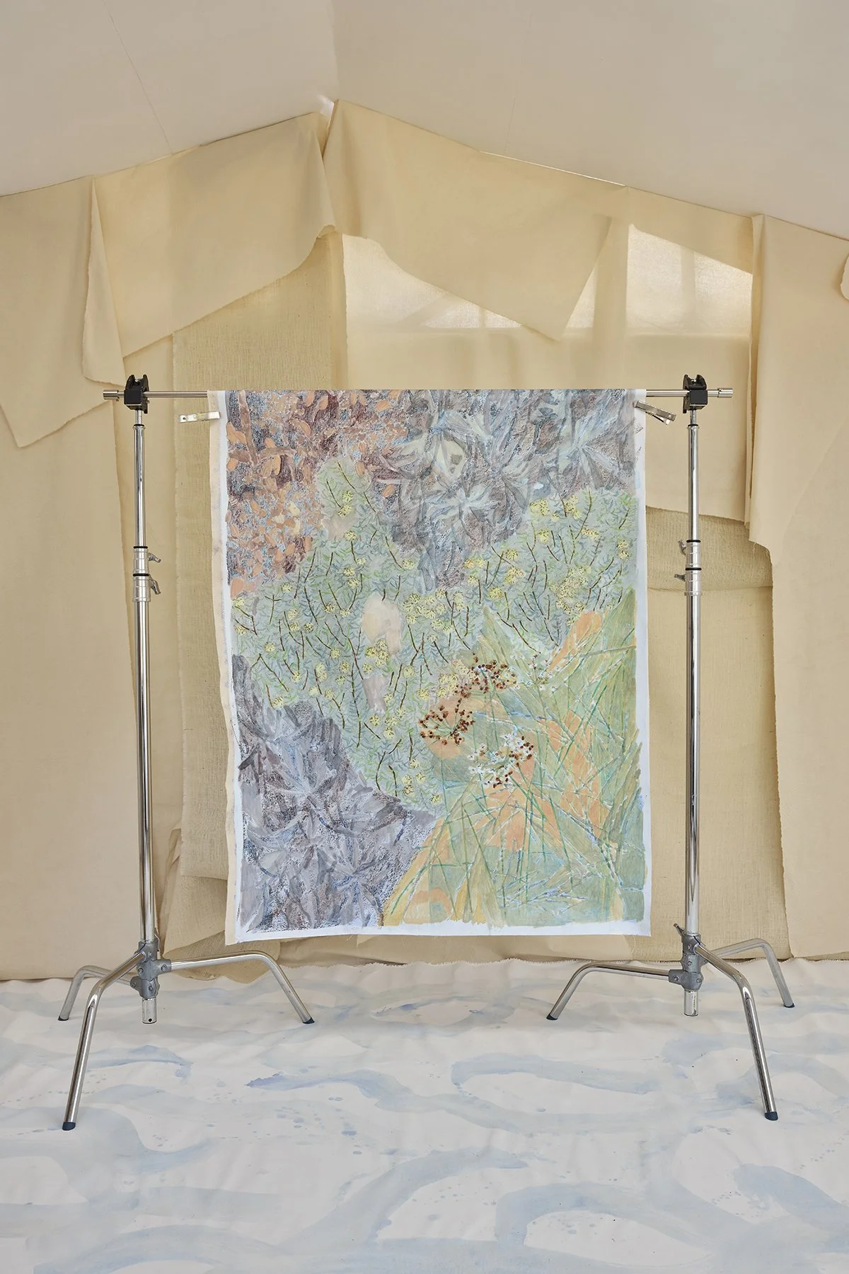  A Carpet Of Natives On The Edge of Reeds, 48” x 37” | SOLD 