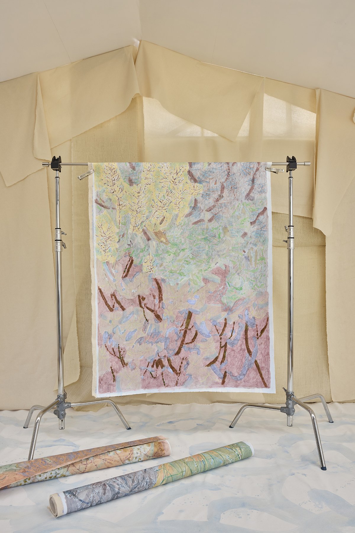 Out On The Beach Track In Bleaching Sun, 48” x 37” | SOLD 