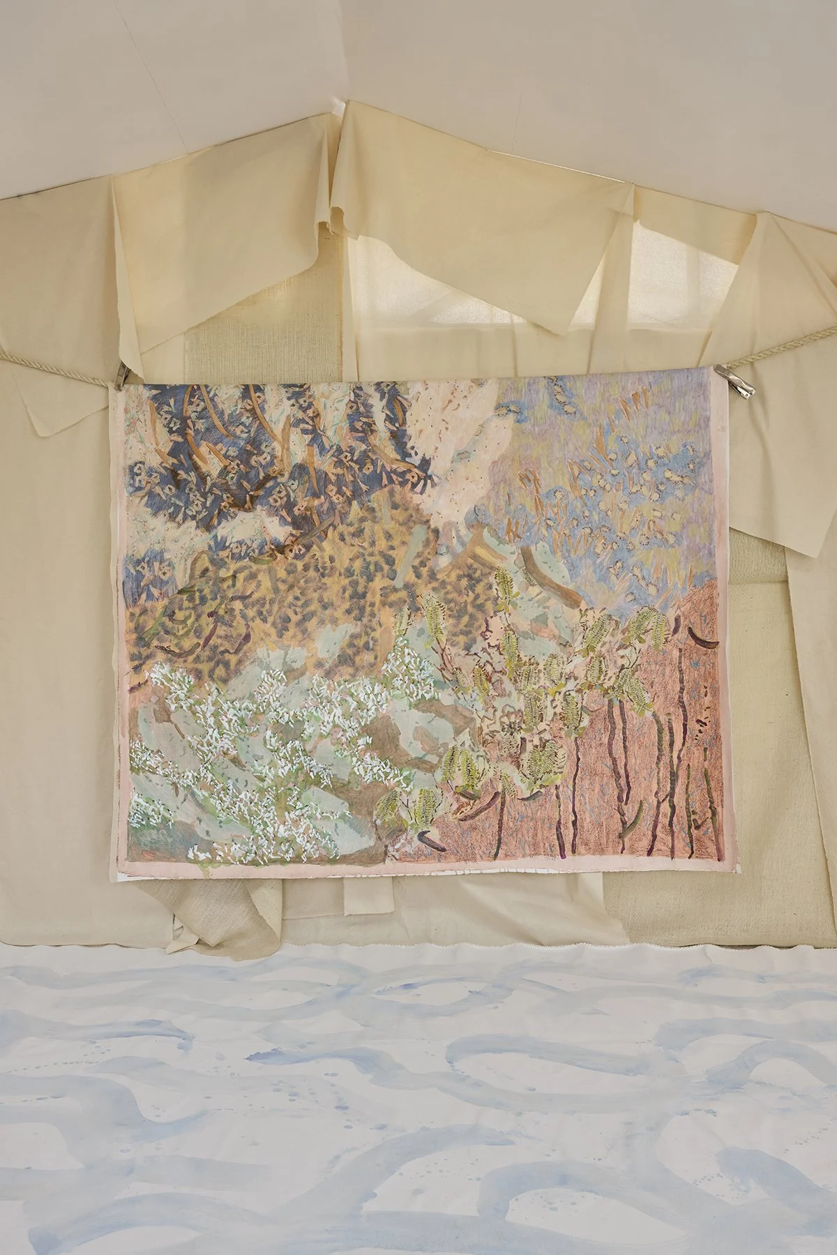  In The Ravine, 73” x 59” | SOLD 