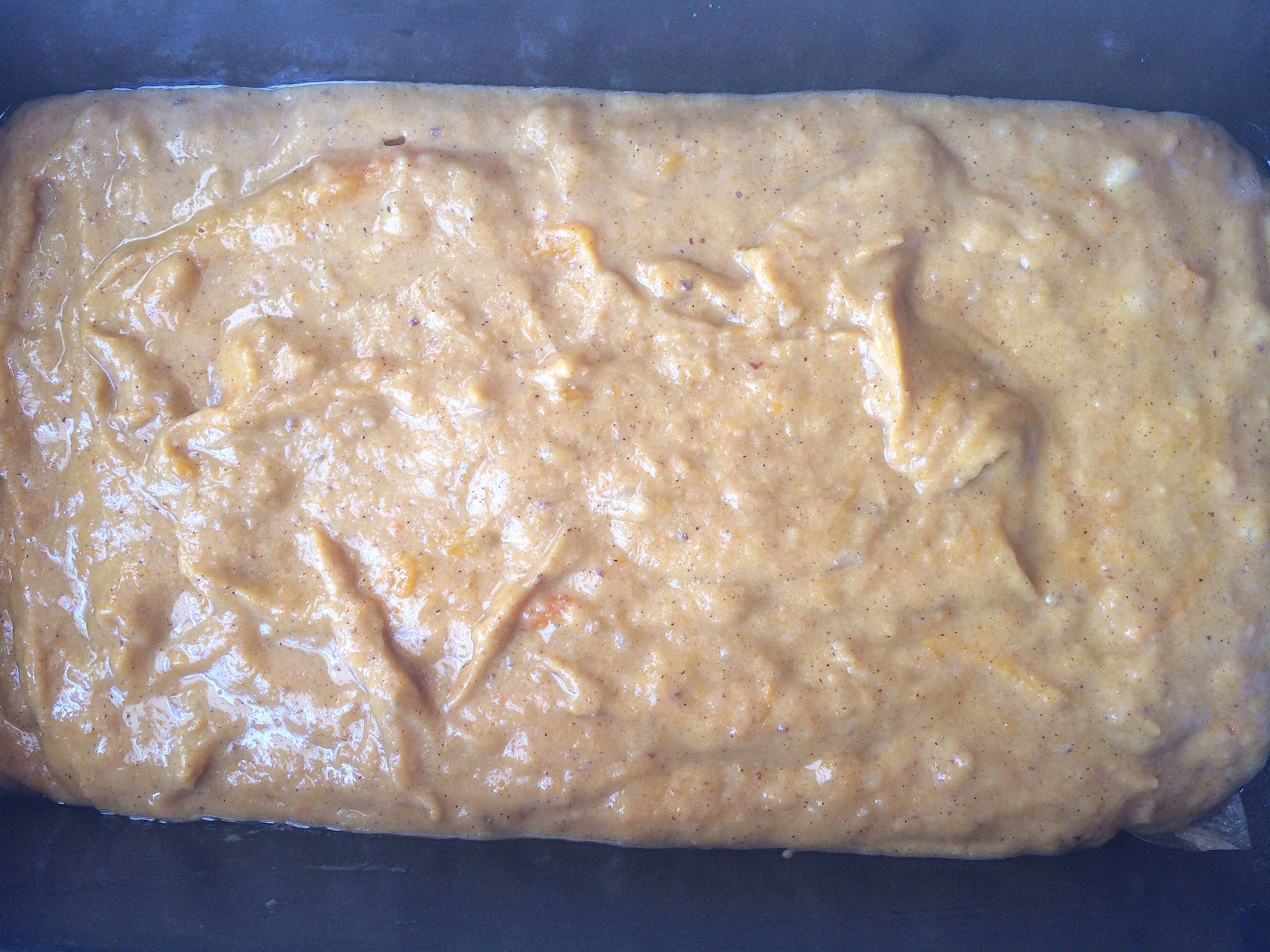 Autumn harvest bread batter