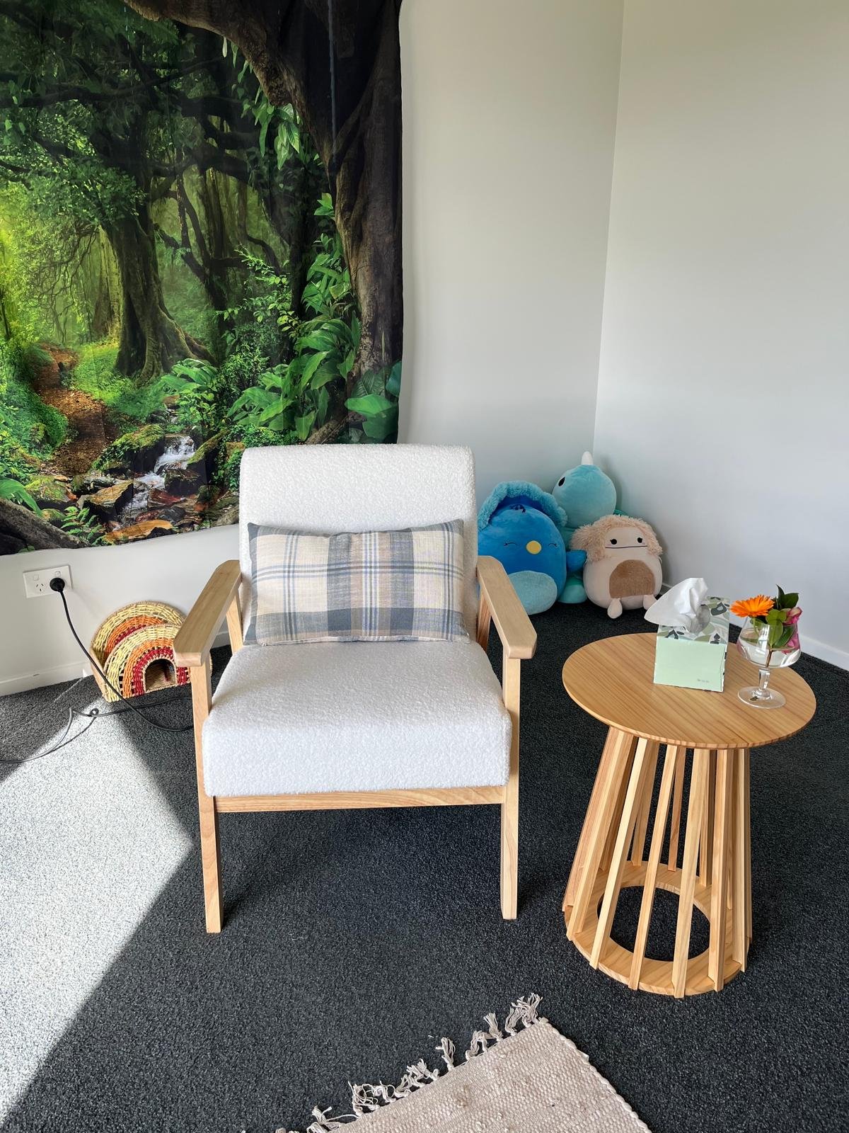 Cozy counselling space in warkworth ACC registered