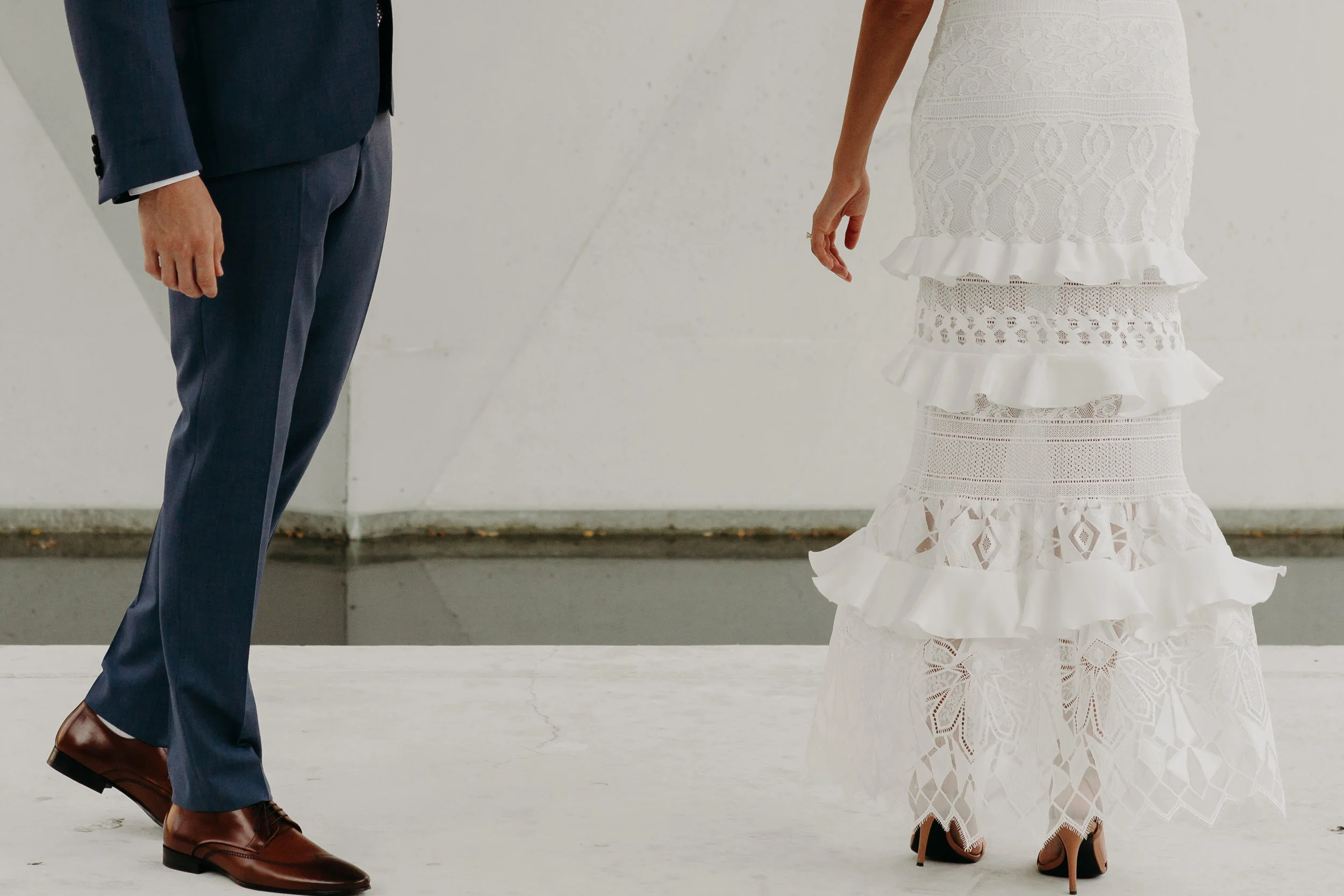 Vancouver Wedding Photographer, elegant lines at UBC