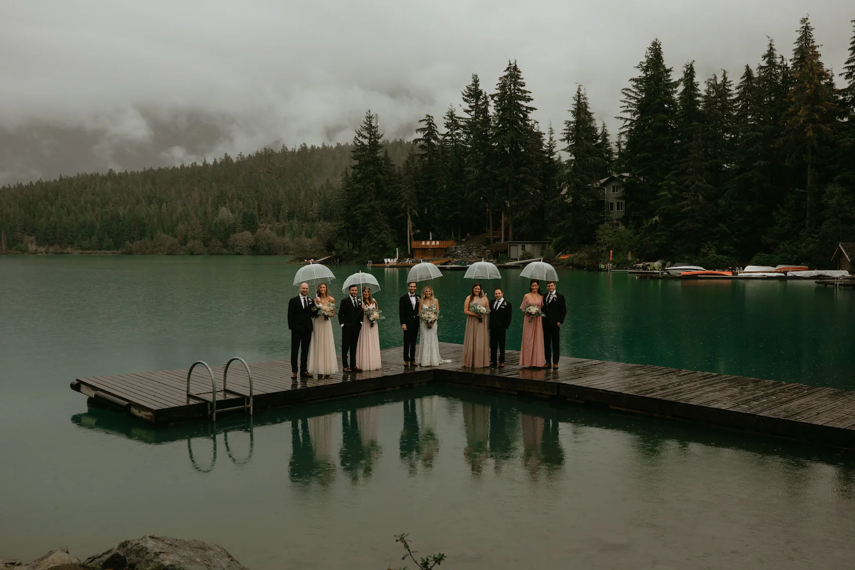 Rainy Day Wedding in Whistler - Vancouver Destination Wedding Photographer
