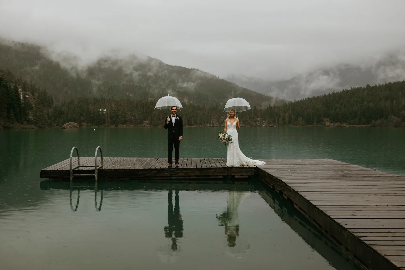 Rainy Day Wedding in Whistler - Vancouver Destination Wedding Photographer