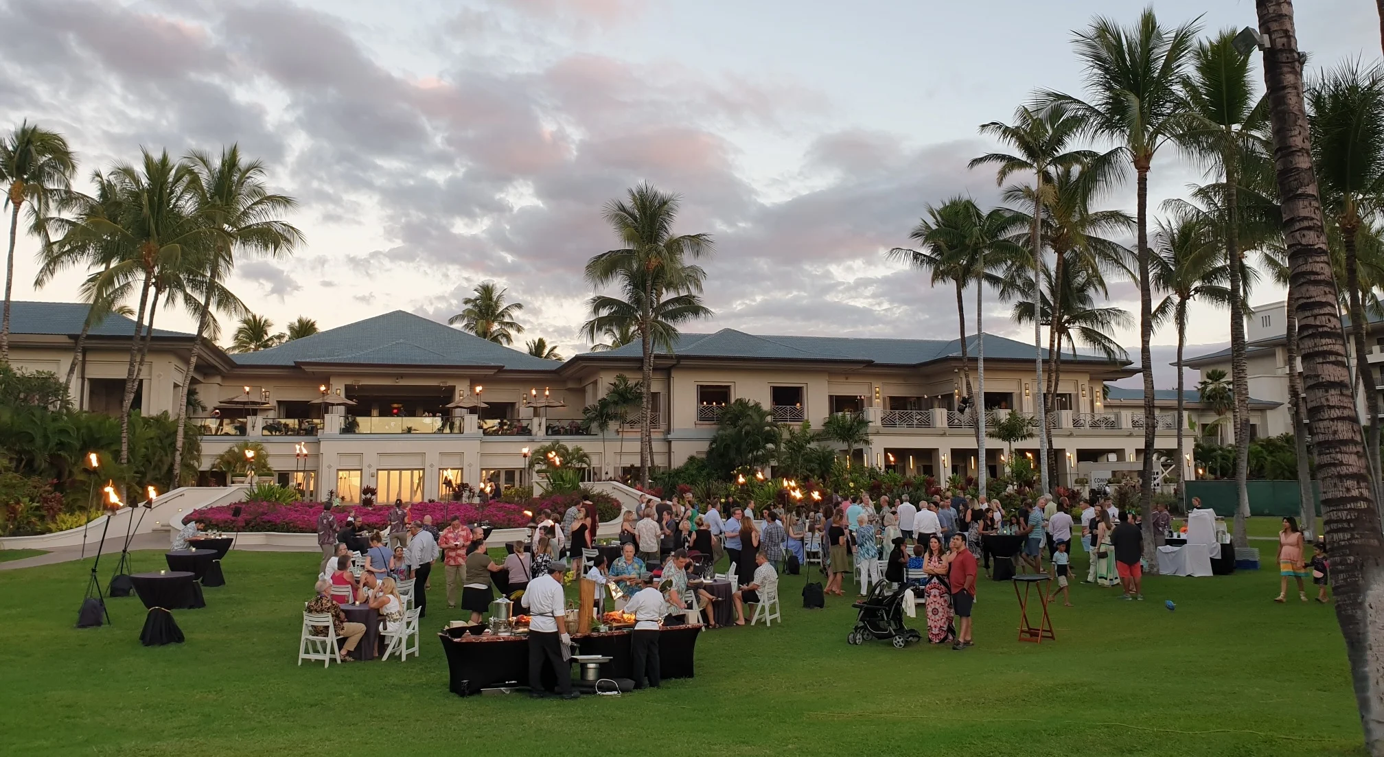 Gastroenterologists, Surgeons, Nurse Practitioners, and even a Pathologist enjoying the Monday evening farewell reception