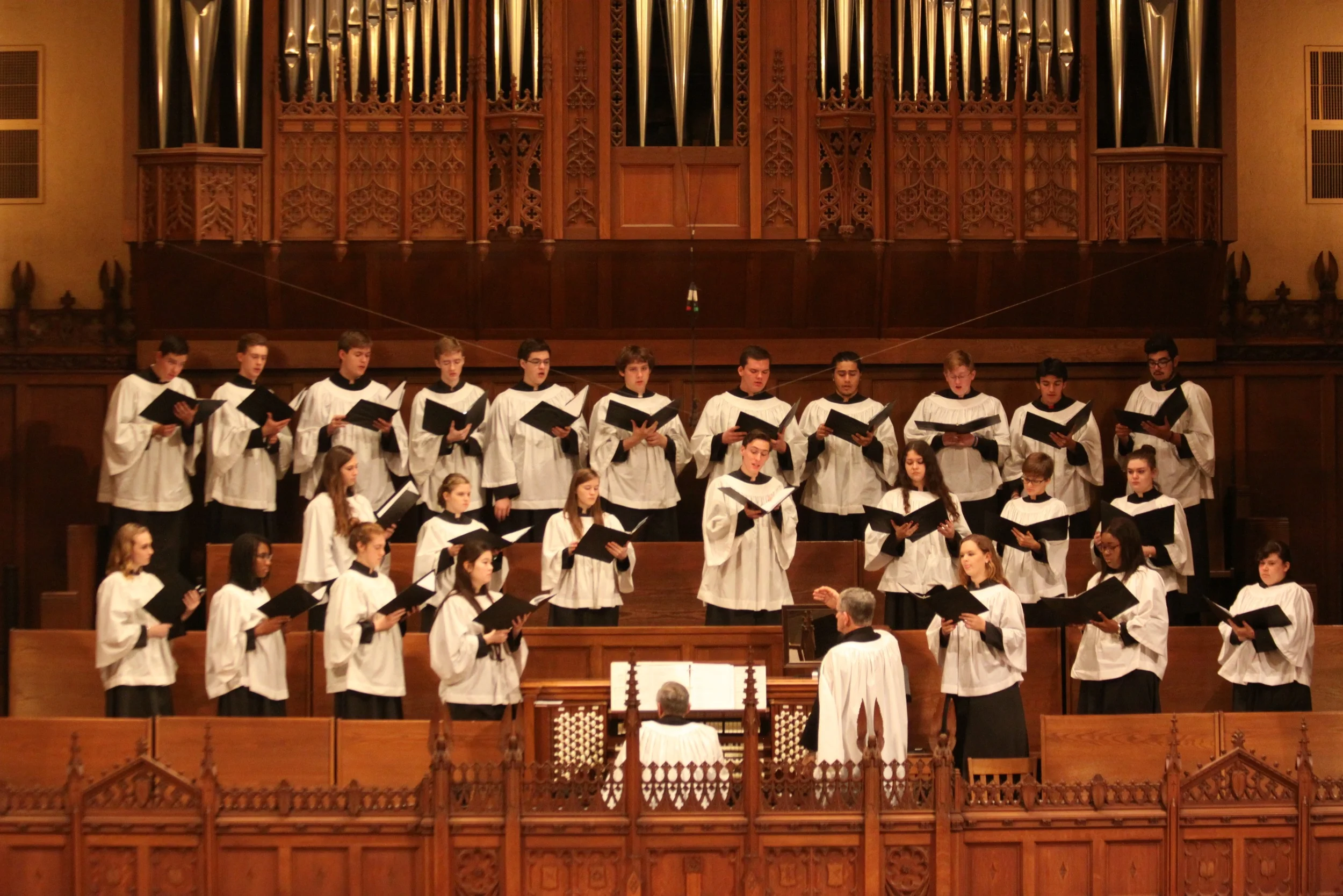 Choral Scholars 2015-16. Photograph by Robin Gandin.