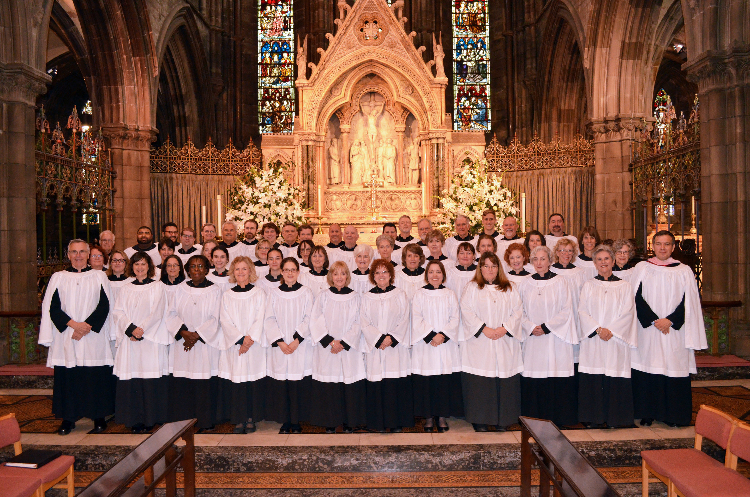St. Paul's Choir at St. Mary's (Episcopal) Cathedral. July 2016.