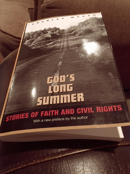 I've been preparing for my January coursework by reading this book, God's Long Summer , about Mississippi and its long journey toward integration and the church’s role (good, indifferent and otherwise) in that.