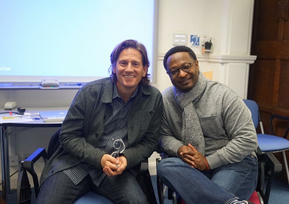 Matt and Cleve at Cambridge