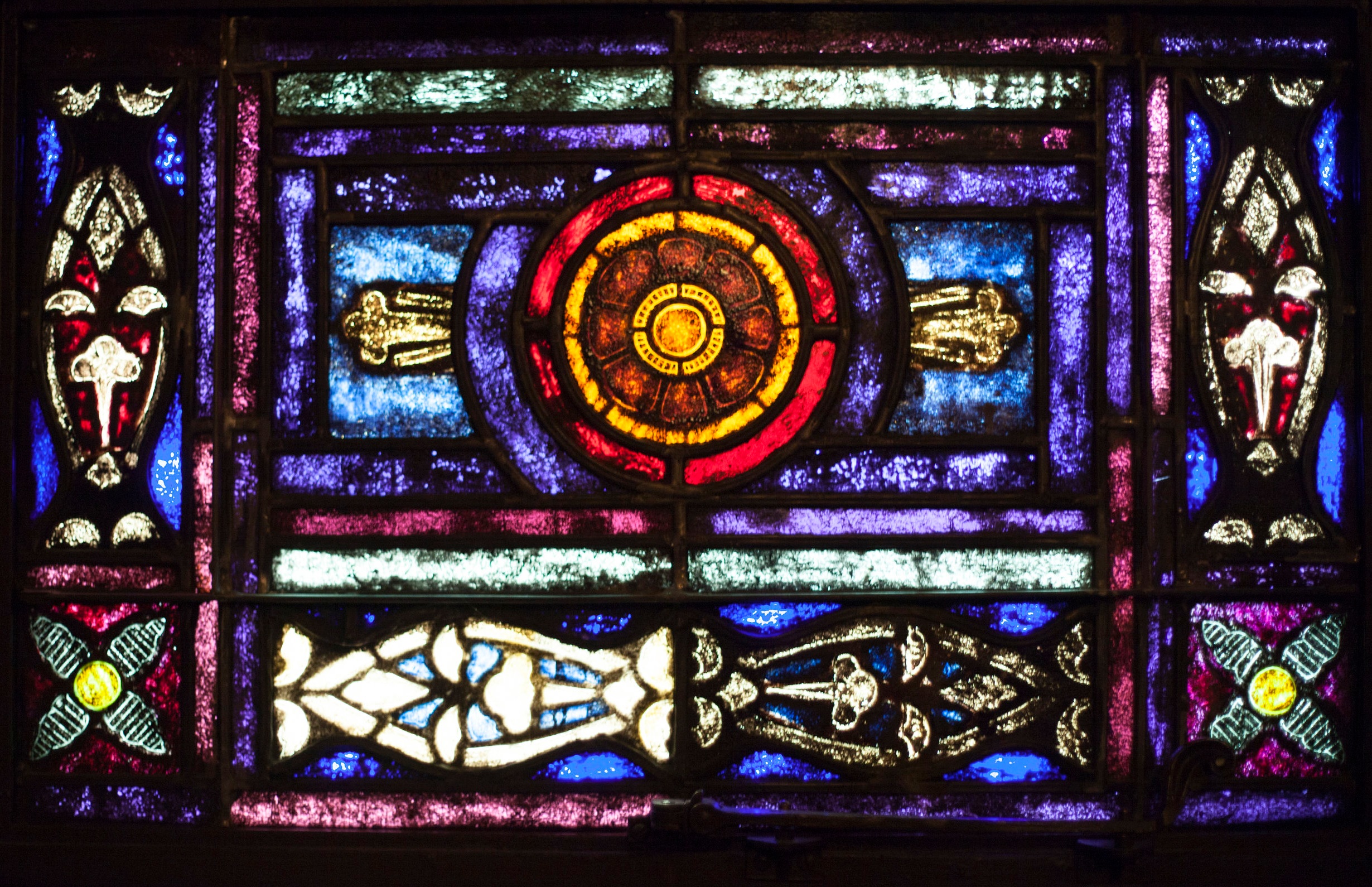 St. Paul’s UMC Houston stained glass window (photo by Kelsey Johnson)