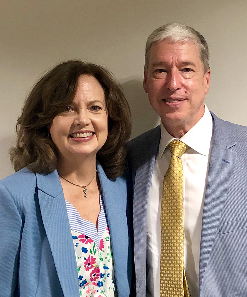Rev. Dr. Jeff McDonald and his wife Lenee McDonald
