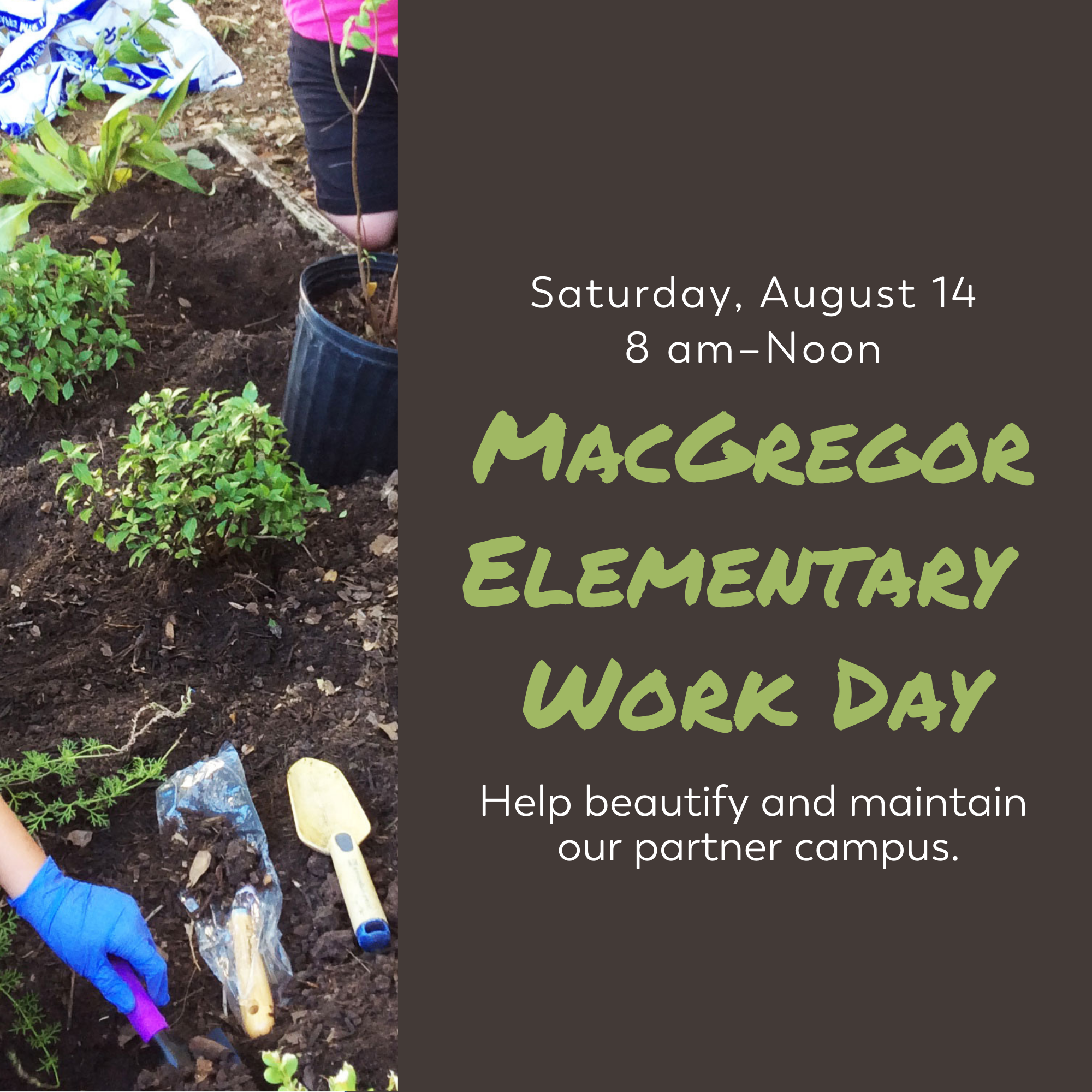 MacGregor Elementary Work Day