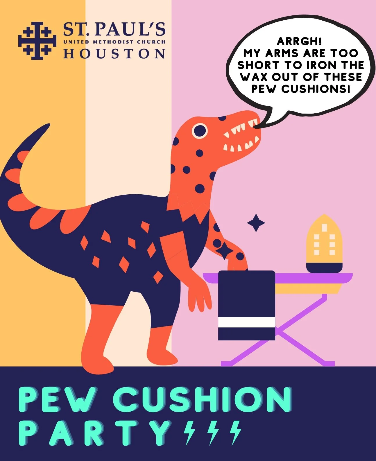 Pew Cushion Party