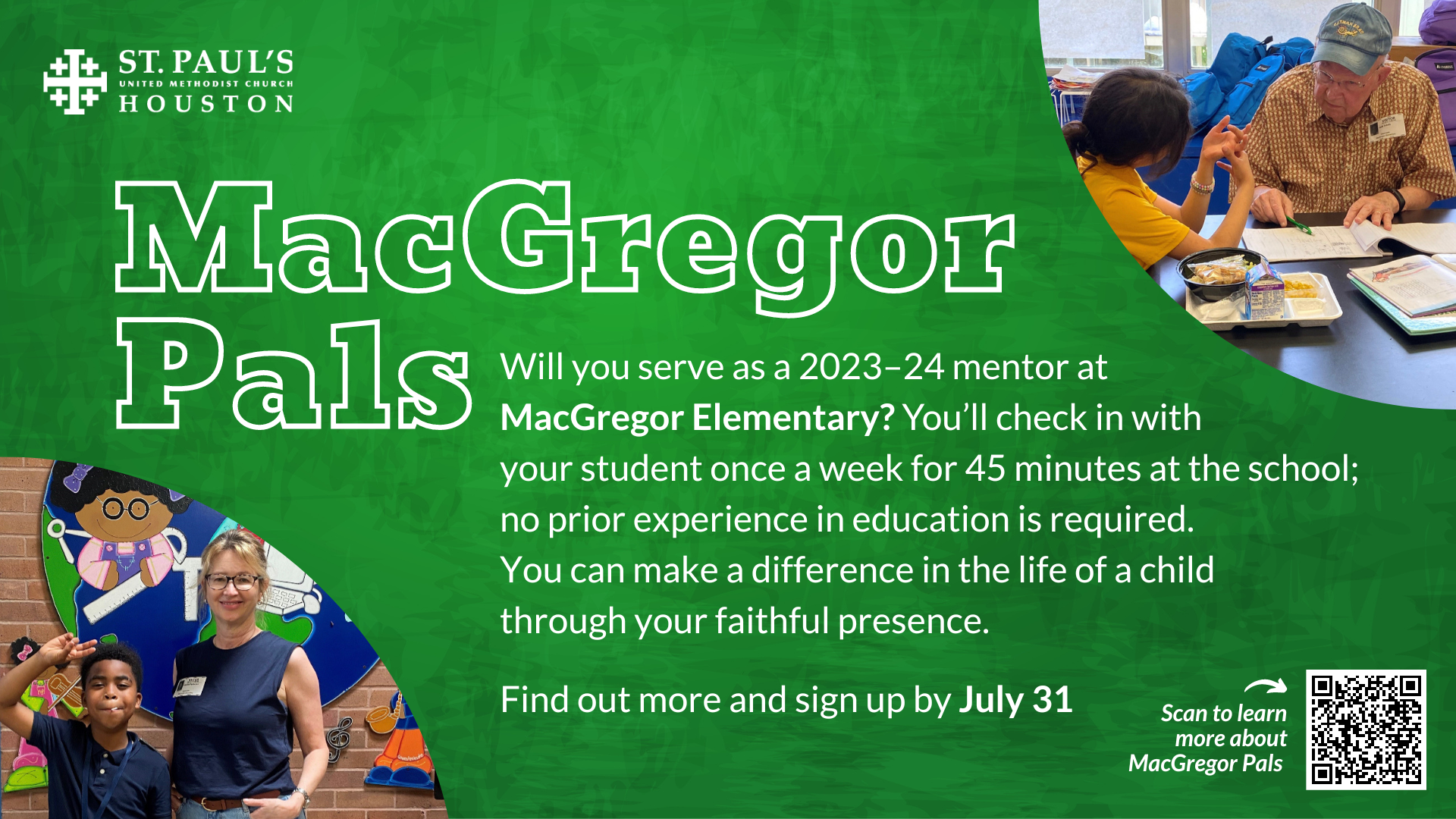 Sign Up for MacGregor Pals 2023-24 by July 31
