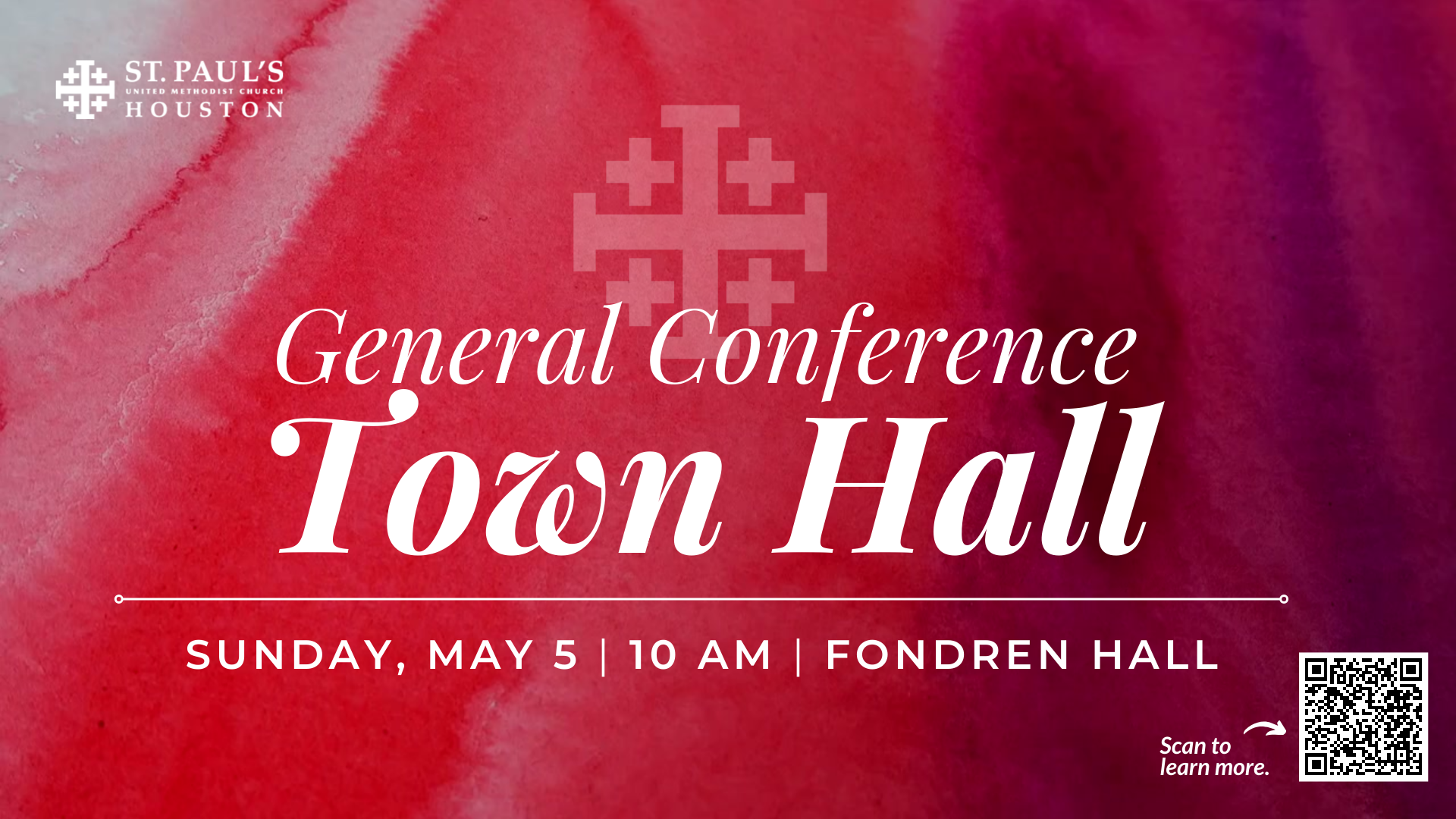 Town Hall on General Conference — St. Paul's United Methodist Church