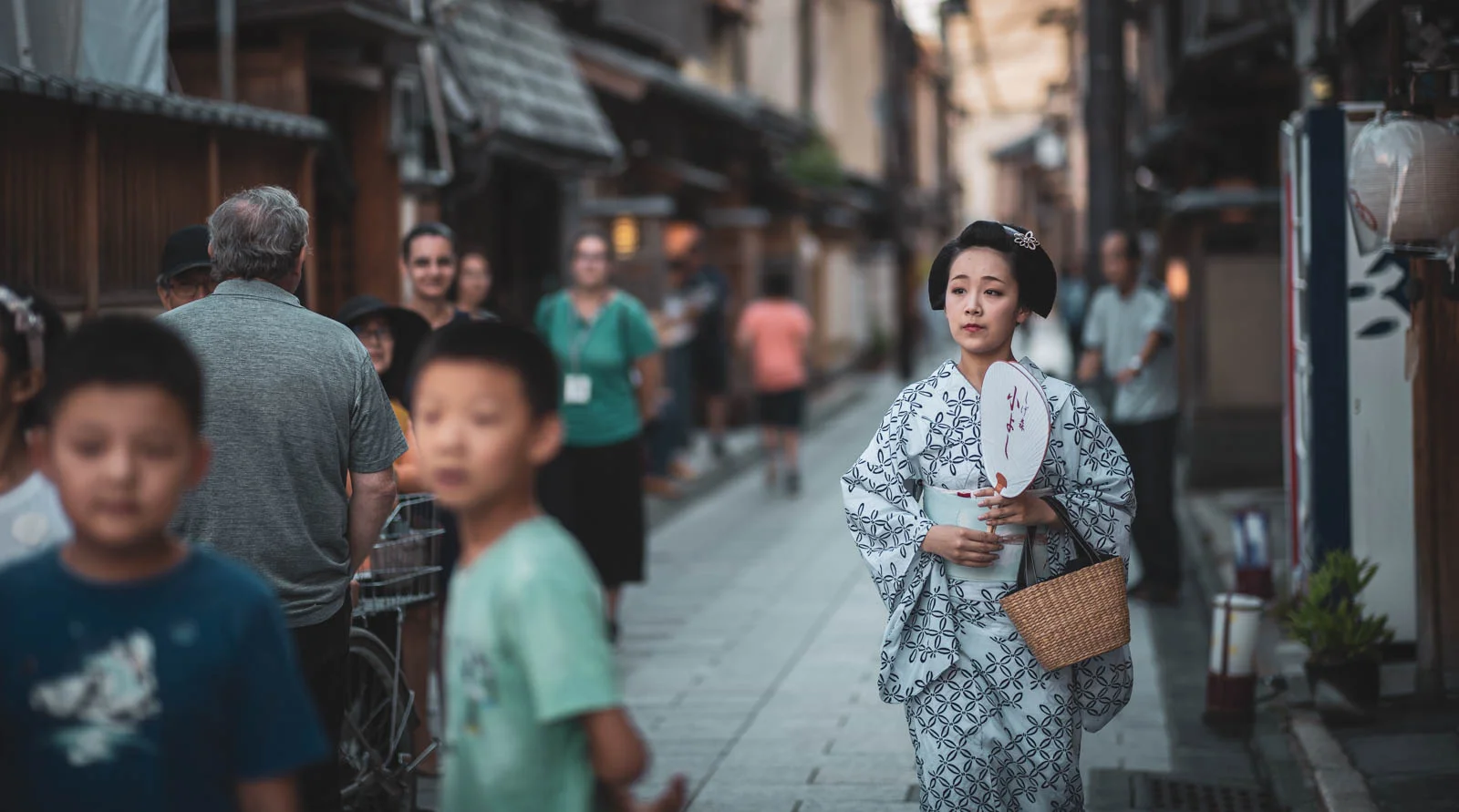 Kyoto traditionelles Gewand der Frauen