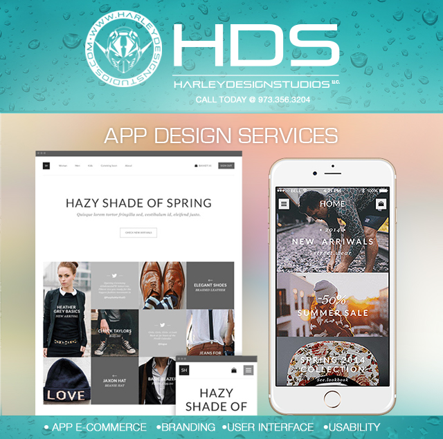 HARLEY DESIGN STUDIOS, LLC. #GraphicDesign #WebDesign #SocialMedia #WebBanners #EmailBlast #LogoDesign #PhotoRetouching #Illustrations #AppDesign #Marketing #Advertisement #Printing #CustomDesigns and much more. CALL TODAY FOR FREE CONSULTATION AT 973-356-3204or Visit www.HarleyDesignStudios.com or Email: Harley@HarleyDesignStudios.com