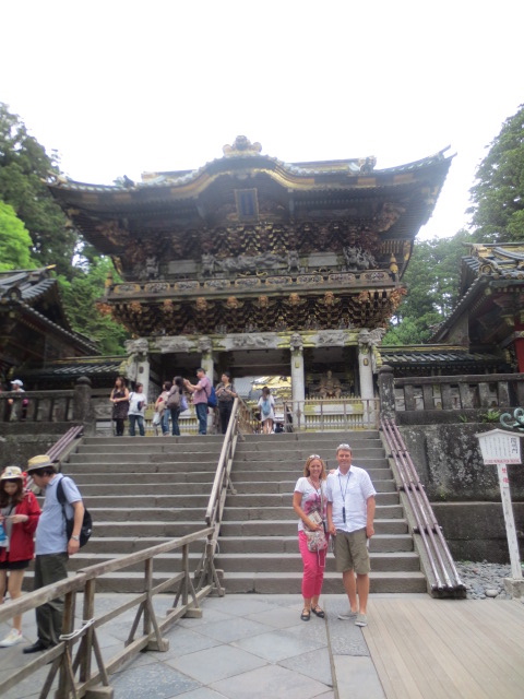 At the Toshogu shrine near Nikko