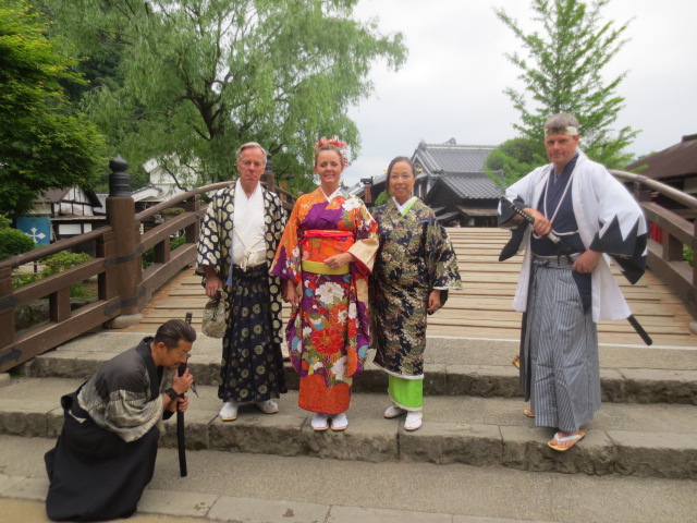 What a fun day - thanks to Masa and his friend (the owner of the Edo park)