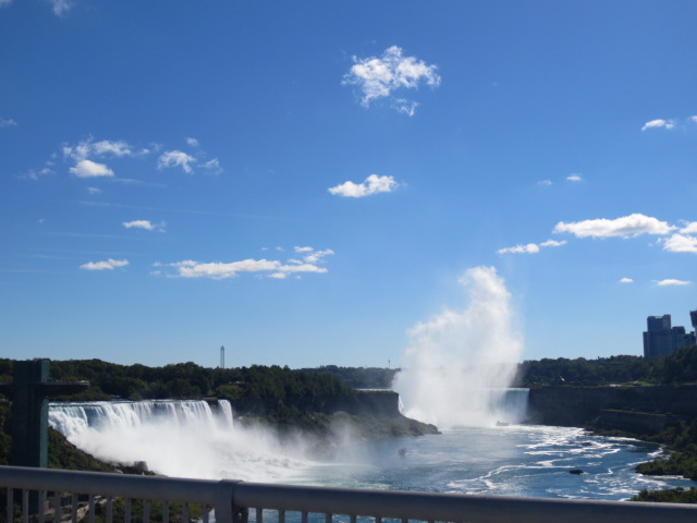 View of the falls from the Rainbow bridge