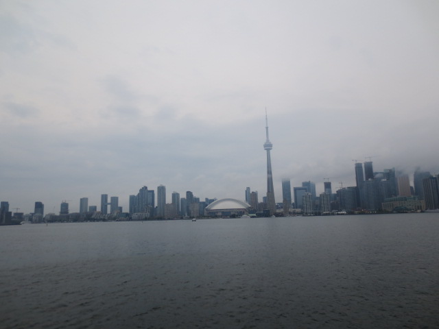 View of Toronto from the islands