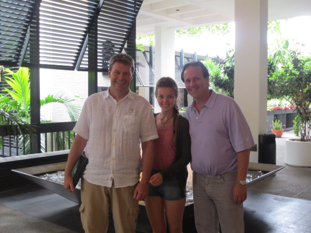 Mitch walked with us through the Bal Harbour luxurious mall after our nice lunch